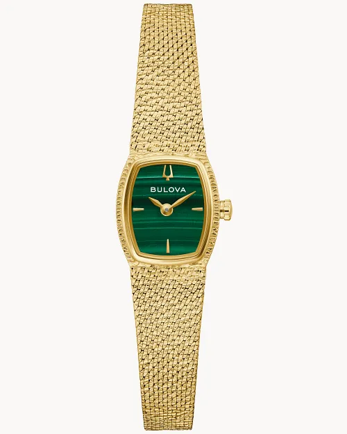 Green Dial Stainless Steel Bracelet Goddess of Time 97L184 | Bulova Green Dial Stainless Steel Bracelet Goddess of Time 97L184 | Bulova